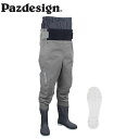 パズデザイン Pazdesign PBW-485 BSフィットハイブーツウェーダーII FS チャコール BS FIT HIGH BOOTS WADER II(FS) PAZPBW485CHA