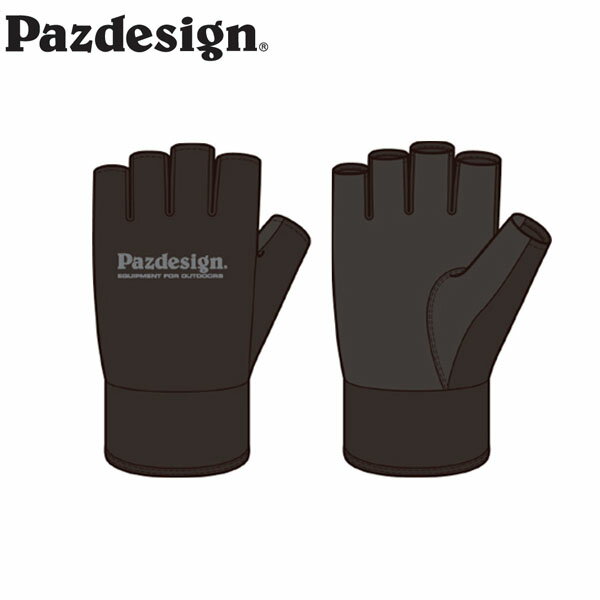 ѥǥ Pazdesign PGV-045 5ե󥬡쥹饤ȥ॰ ֥å졼 5FINGERLESS LIGHT GAME GLOVE PAZPGV045BGY