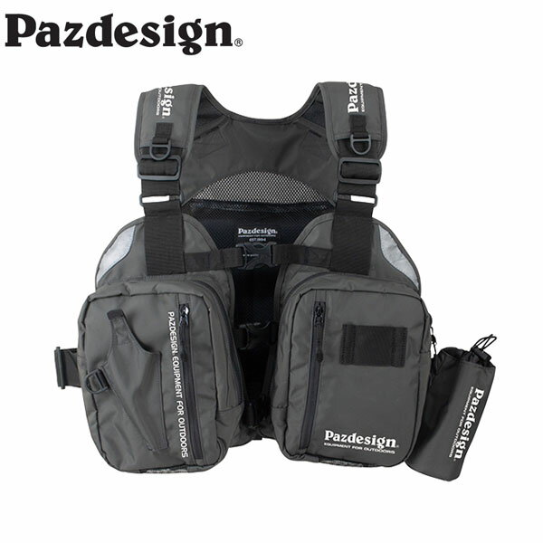 パズデザイン Pazdesign SLV-027 PSLマルチゲームベスト ガンメタホワイト PSL MULTI GAME VEST PAZSLV027GWT