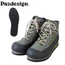 パズデザイン Pazdesign ZWS-619 ライトウェイトウェーディングシューズVI FESP オリーブ LIGHTWEIGHT WADING SHOES VI(SP) PAZZWS619OLV(4)