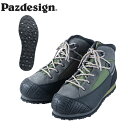 パズデザイン Pazdesign ZWS-620 ライトウェイトウェーディングシューズVI RB オリーブ LIGHTWEIGHT WADING SHOES VI(RD) PAZZWS620OLV