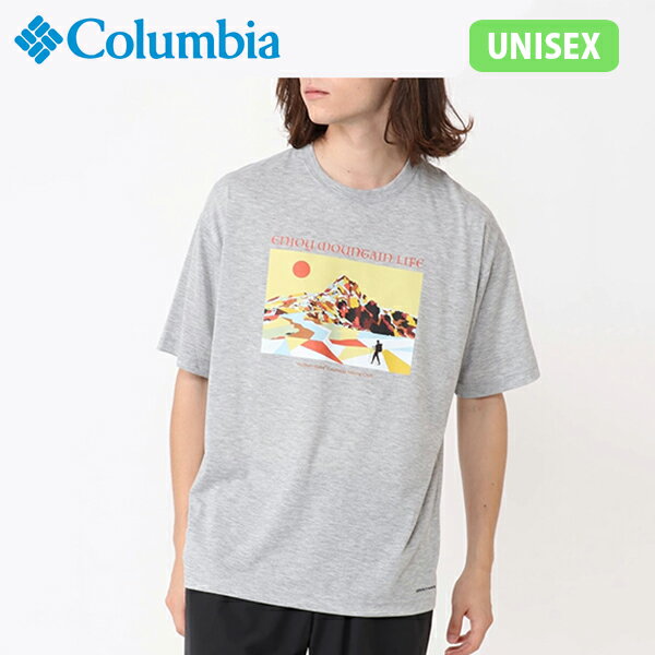 コロンビア 半袖Tシャツ メンズ レディース PM3892 エンジョイマウンテンライフショートスリーブTシャツ Columbia Grey H×Mountain G Columbia COLPM3892039