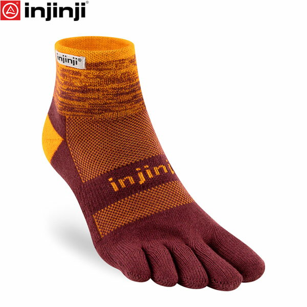 乐天商城 - インジンジ injinji 五本指ソックス 靴下 アウトドア トレイルMWミニクルー ソーラー(SOL) Z-INJ213130SOL