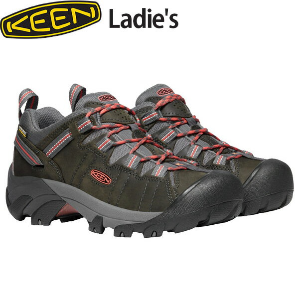 キーン ターギー ツー ウォータープルーフ レディース アウトドアシューズ KEEN TARGHEE II WP WOMEN OUTDOOR Magnet×Coral KEE1022815