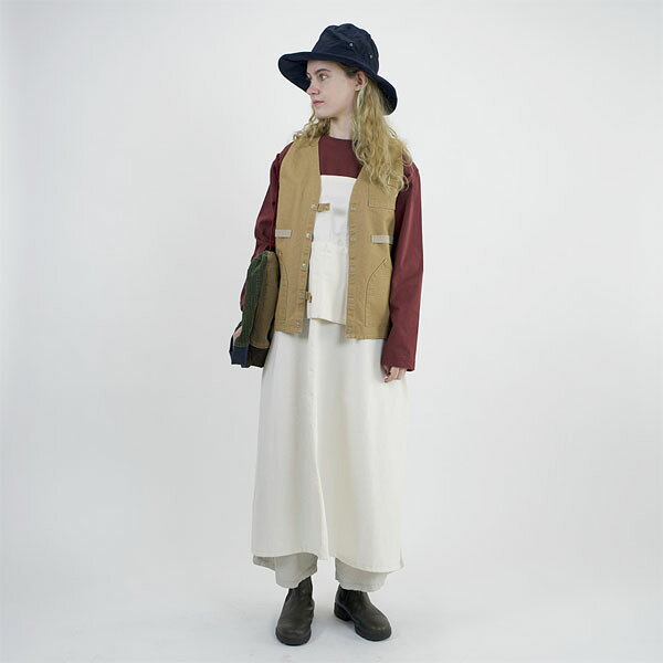 ナプロン NAPRON ベスト エプロン メンズ レディース HUNTING VEST APRON B.BEIGE ...