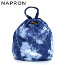 ナプロン NAPRON バッグ 鞄 巾着 サブバッグ 13L BLEACH DENIM PATIENTS BAG INDIGO Z-NPPB45IN