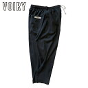 ヴォイリー VOIRY サンデーパンツ SP10204680-1 SUNDAY PANTS-LUX INK BLACK レーヨン ウール イージーパンツ メンズ レディース Z-VOISP102046801