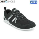 ゼロシューズ XEROSHOES M's プリオ ブラック/ホワイト メンズ スニーカー ランニング ウォーキング スポーツ XERPRMBLW