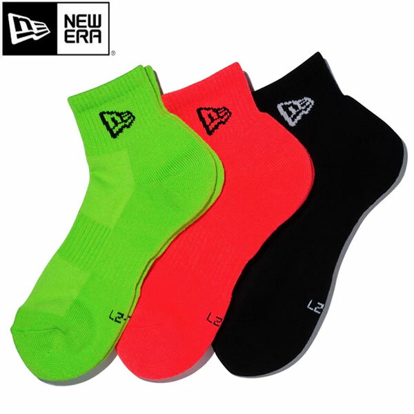 �˥塼���� NEW ERA ���� ���å��� SOCKS ���󥯥� 3�ڥ� 3­���å� ��˥��å��� ��� ��ǥ����� �֥�å�/�ͥ��󥪥��/�ͥ��󥰥꡼��...