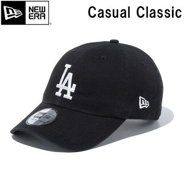 ニューエラ キャップ 帽子 NEW ERA 14524777 カジュアルクラシック ロサンゼルス・ドジャース ブラック × ホワイト NER14524777(4.0)