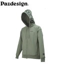 パズデザイン SJK-024 Wフリースフーディー オリーブ Pazdesign WIND GUARD HOODIE ザップ PAZSJK024OLV