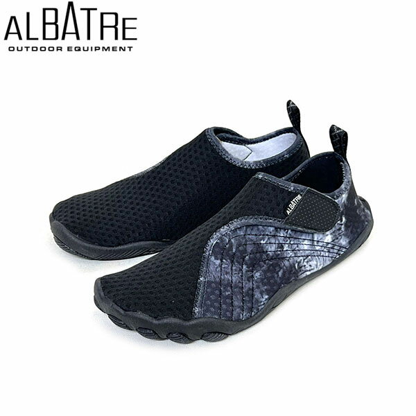Rakuten - アルバートル ALBATRE メンズ レディース マリンシューズ ウォーターシューズ AL-A220 Tie-Dye Black 海 ビーチ プール ALBALA220TDBK