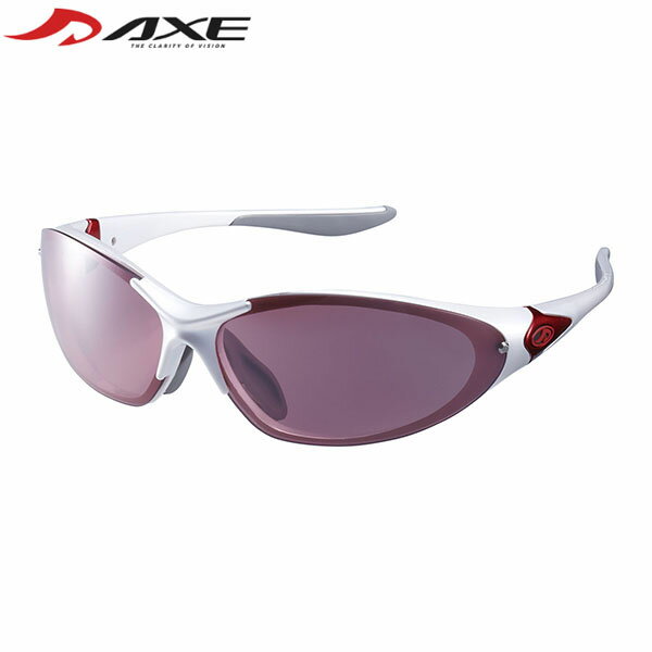 AXE アックス ランニング・サイクリング用 サングラス クリスタルホワイト AS375R マルチスポーツ AXEAS375RCWT