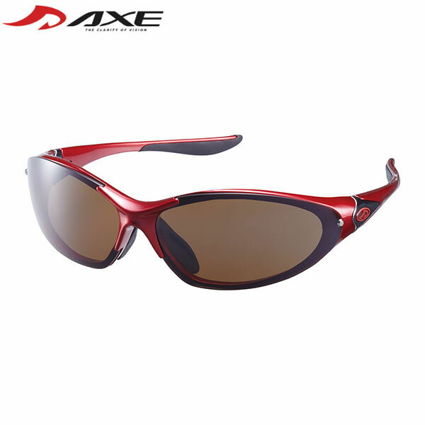 AXE アックス ランニング・サイクリング用 サングラス メタリックレッド AS375R マルチスポーツ AXEAS375RMRE