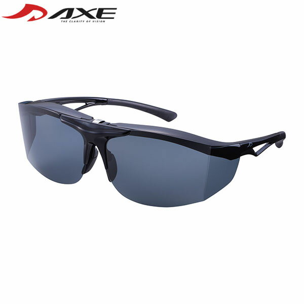 AXE アックス メンズ 跳ね上げオーバーグラス スモーク FU605PCS マルチスポーツ AXEFU605PCSSM