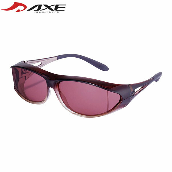AXE アックス オーバーサングラス グラデーションブラ SG604P マルチスポーツ AXESG604PGBR