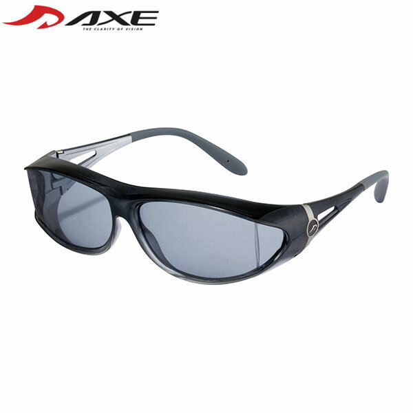 AXE アックス オーバーサングラス グラデーションスモー SG604P マルチスポーツ AXESG604PGSM