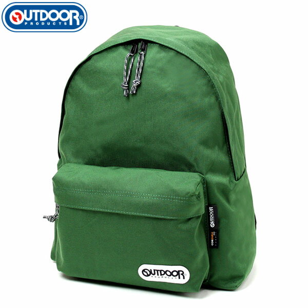OUTDOOR - アウトドアプロダクツ OUTDOORPRODUCTS OD 452U スタンダードデイパック グリーン リュック ユニセックス レディース メンズ キッズ 旅行 通学 OUT6202050