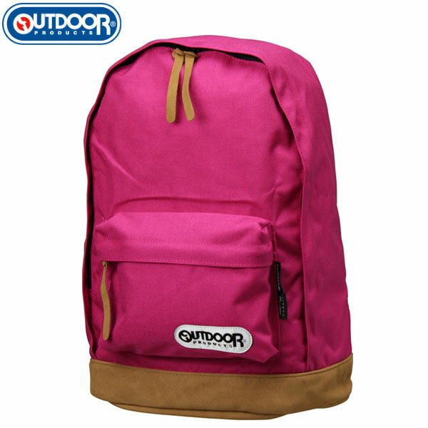 OUTDOOR - アウトドアプロダクツ OUTDOORPRODUCTS OD 4052EXPT スエード調底デイパック ピンク リュック ユニセックス レディース メンズ 旅行 通学 OUT6202132