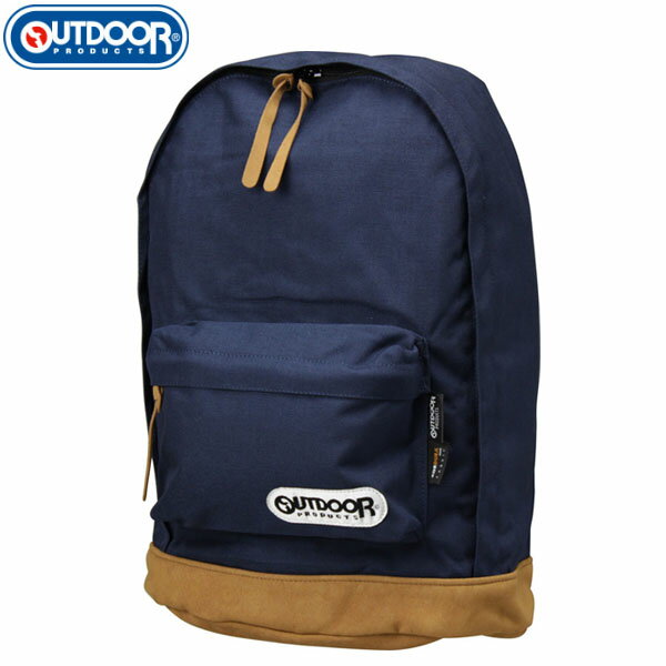 OUTDOOR - アウトドアプロダクツ OUTDOORPRODUCTS OD 4052EXPT スエード調底デイパック ネイビー リュック ユニセックス レディース メンズ 旅行 通学 OUT6202160