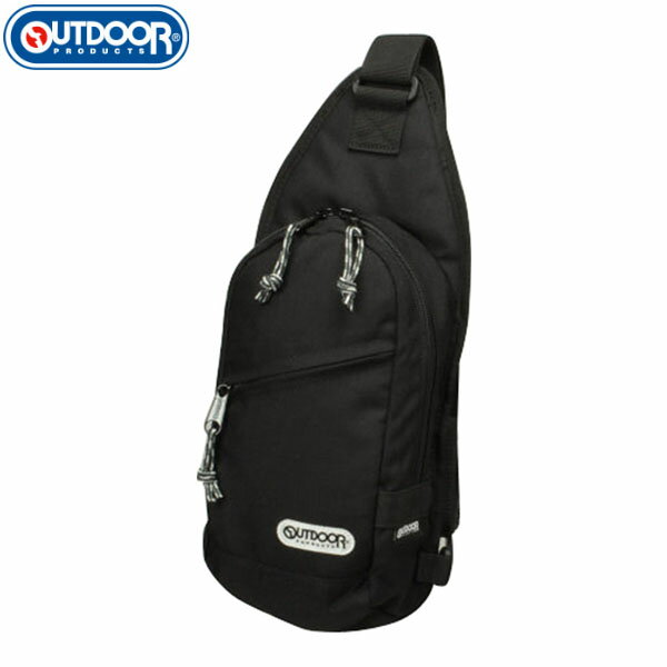 アウトドアプロダクツ OUTDOORPRODUCTS アウトドア ボディバッグ ブラック ユニセックス レディース メンズ 旅行 カジュアル OUT6223210