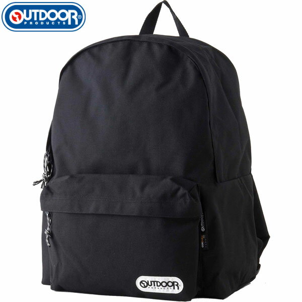 OUTDOOR - アウトドアプロダクツ OUTDOORPRODUCTS OD 452T デイパックL ブラック リュック ユニセックス レディース メンズ 旅行 通学 OUT6239310