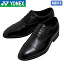 ヨネックス YONEX メンズ パワークッションMB-ROYAL ブラック ビジネスシューズ 軽量 衝撃吸収 革靴 通勤 抗菌防臭 YONMBROYAL007