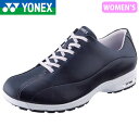 ヨネックス YONEX レディース パワークッションL21N ネイビーブルー ウォーキングシューズ スニーカー 軽量 衝撃吸収 ファスナー 撥水 抗菌防臭 YO...
