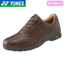 ヨネックス YONEX レディース パワークッションL30F ダークブラウン ウォーキングシューズ スニーカー 軽量 衝撃吸収 ファスナー 撥水 抗菌防臭 YO...