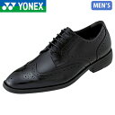 ヨネックス YONEX メンズ パワークッションM119 ブラック ビジネスシューズ 軽量 衝撃吸収 革靴 通勤 抗菌防臭 YONSHWM119007