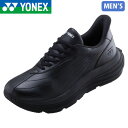 ヨネックス YONEX メンズ パワークッションM128 ブラック ウォーキングシューズ スニーカー 軽量 衝撃吸収 ファスナー 撥水 抗菌防臭 YONSHWM...