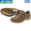 ヨネックス YONEX メンズ パワークッションMC30W ブラウン ウォーキングシューズ スニーカー 軽量 衝撃吸収 4.5E 幅広 撥水 抗菌防臭 滑りにく...