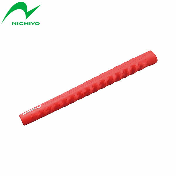 GR-WPR19ウェーブパターグリップレッド凸凹と偏平の組み合わせで安定感のある握り■サイズ長さ320mm、適応サイズφ19〜19.5mm■商品重量約98g■数量1本■原産国中国グラウンドゴルフ用 グランドゴルフ用 グリップ NICHIYO...