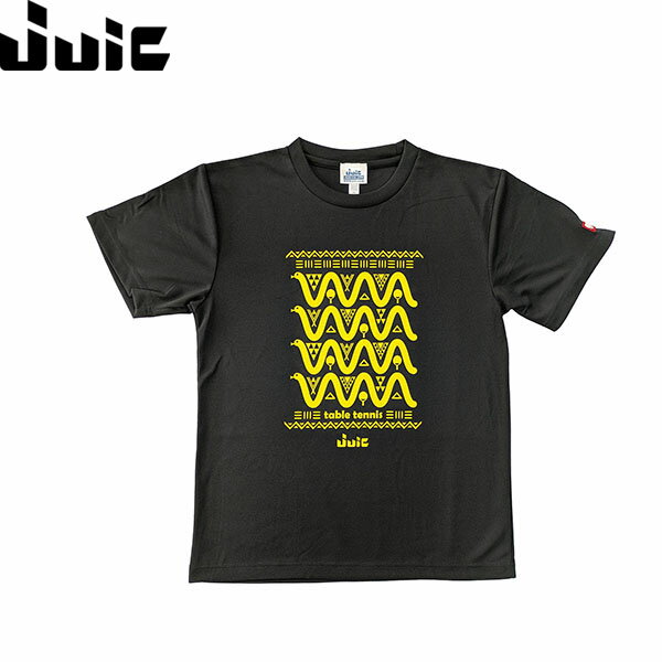 Men'S Wear - ジュウイック JUIC 卓球ウェア ゲームシャツ ユニセックス ファラオ ブラック JUC5687BK
