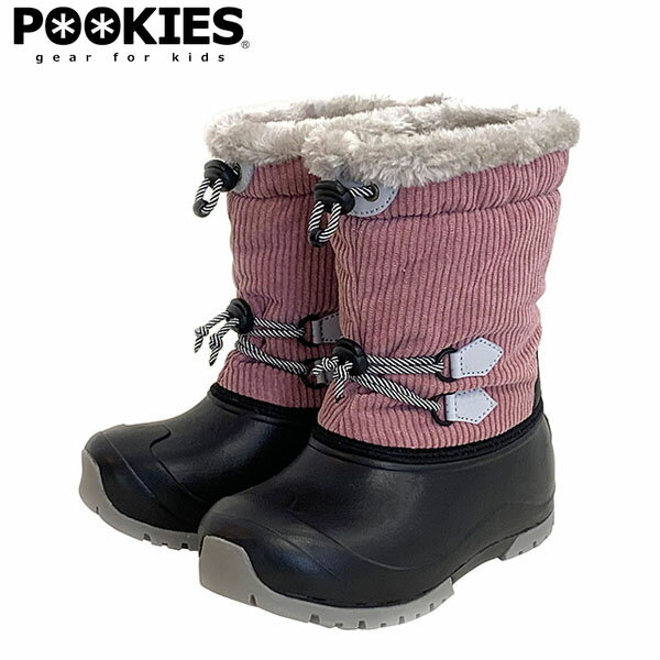 プーキーズ POOKIES キッズ 子供用 ジュニア スノーブーツ ウィンターブーツ PK-WP201 ピンクG 雪遊び スキー スノーボード 防水 軽量 POOPKWP201PKG