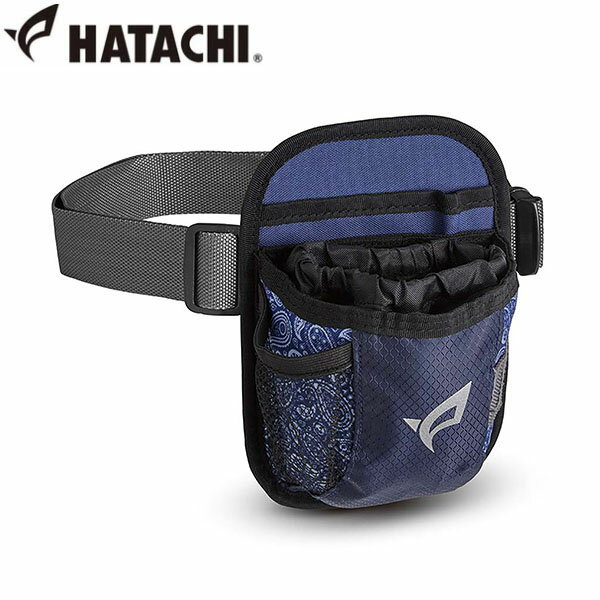 乐天商城 - ハタチ HATACHI グラウンドゴルフ ポーチ 軽量ウエストポーチ4 ネイビー HATBH790414