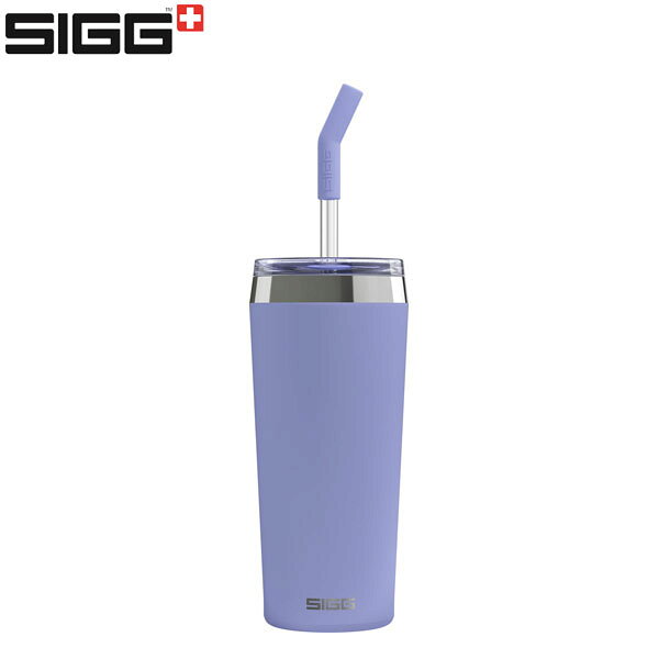 シグ SIGG ガラス製 ストロー マグ カップ HELIA ピースフルブルー 0.6L 保温 保冷 SGG50412