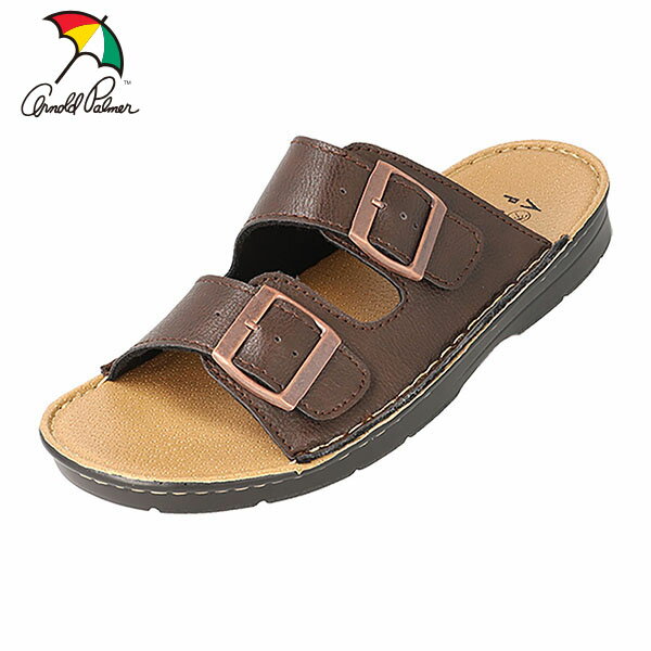 アーノルドパーマー オパンケサンダル D.ブラウン AP3303 カジュアル シューズ Arnold Palmer ANPAP3303208