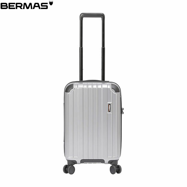 バーマス BERMAS キャリーケース スーツケース HERITAGE II No.60530 ファスナー37L 48cm シルバー カジュアル 出張 旅行 BER6053022