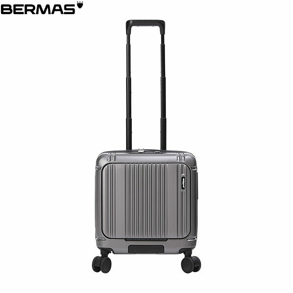 バーマス BERMAS キャリーケース スーツケース INTER CITY2 PRO ワンタッチフロントオープン39c グレー カジュアル 出張 旅行 BER6056512
