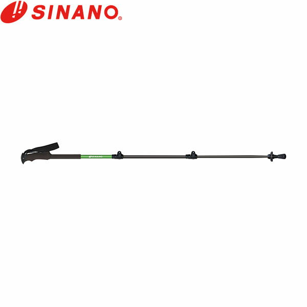 シナノ SINANO トレッキングポール アルミ 24 ロングトレイル 115 グリーン 軽量 登山 ハイキング アウトドア SIN4959431155598