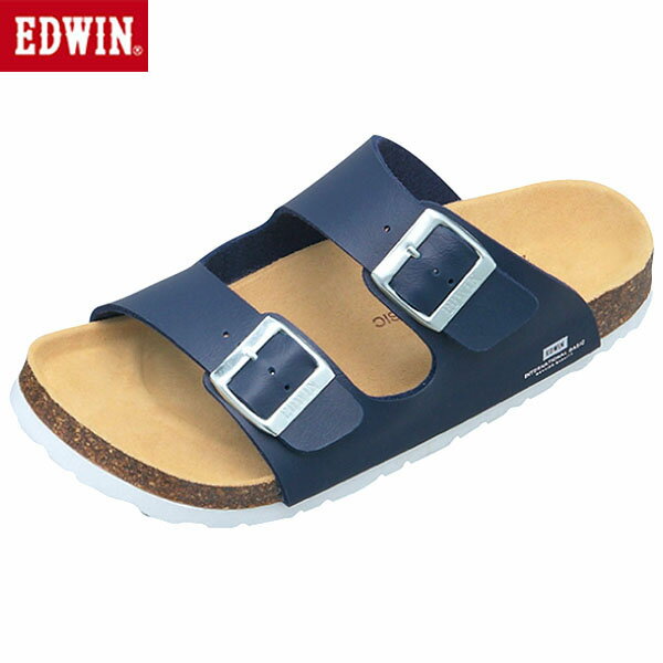エドウィン EDWIN サンダル メンズ フットベット ネイビー EB1001 カジュアル シューズ EDWEB1001505