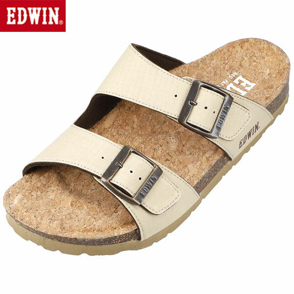 エドウィン EDWIN サンダル メンズ フットベット ベージュ EW9301 カジュアル シューズ EDWEW9301203
