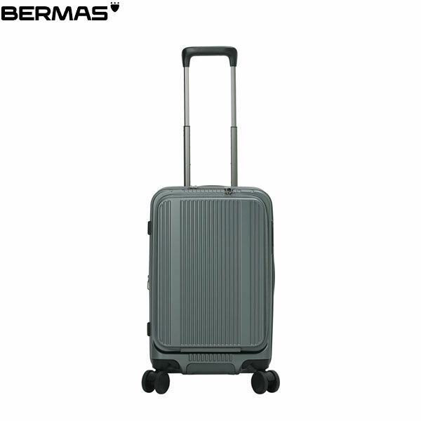 バーマス BERMAS スーツケース キャリーケース 静音キャスター INTER CITY BS フロントオープン50c 37L アイスランドグリーン 機内持ち込み 拡張 BER6055557