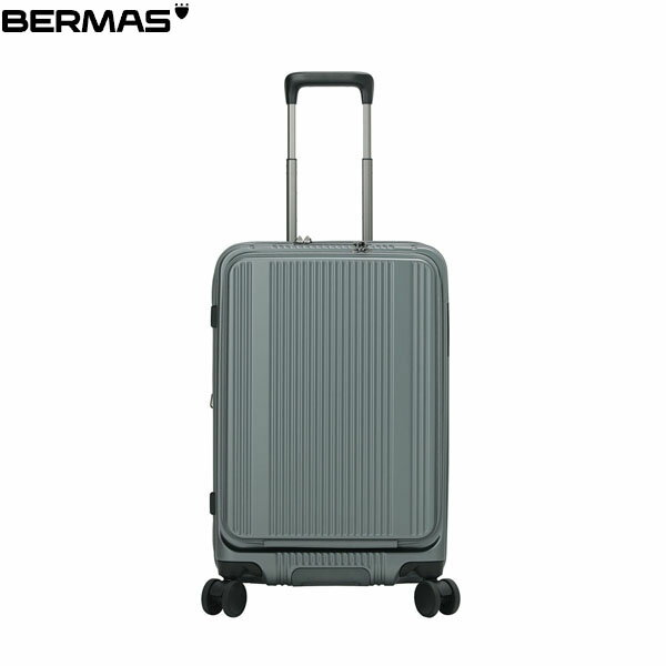 バーマス BERMAS スーツケース キャリーケース 静音キャスター INTER CITY BS フロントオープン57c 54L アイスランドグリーン 拡張機能 BER6055657