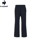 ルコックスポルティフ テニス パンツ レディース ADVANTAGE PANTS 2 COOL FLARE ネイビー ロング 冷感 UVカット le coq sportif LCQLN5SLP50LNV00