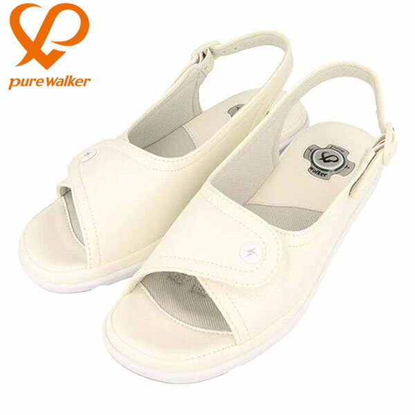 ピュアウォーカー pure walker レディース オフィスサンダル...(4.0)