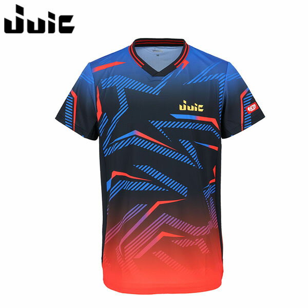 Rakuten - ジュウイック JUIC ユニセックス 卓球 半袖Tシャツ ゲームシャツ JUICアビウス 男女兼用 ネイビー ユニフォーム 試合 練習 JUC5710NV