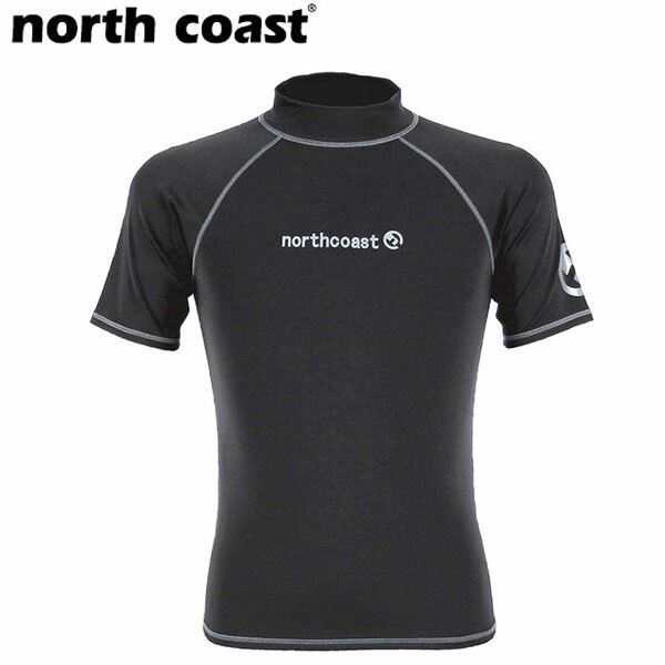 ノースコースト North coast メンズ ラッシュガード 半袖 NC8548 紫外線防止 UVカット プール 海水浴 NCTNC8548BKCH