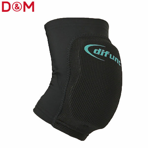 Other - D&M ユニセックス サポーター difunc ディファンク トリコットエルボーパッド 肘サポーター 12mm厚パッド 1個入 ブラック×ターコイズ #D-706 DAMD70697